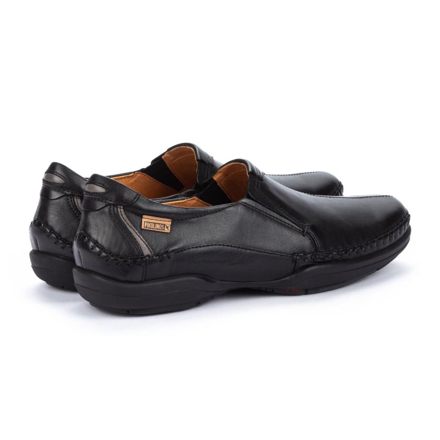 Men's Pikolinos SAN TELMO Moccasins Black | NZ NA20Q51